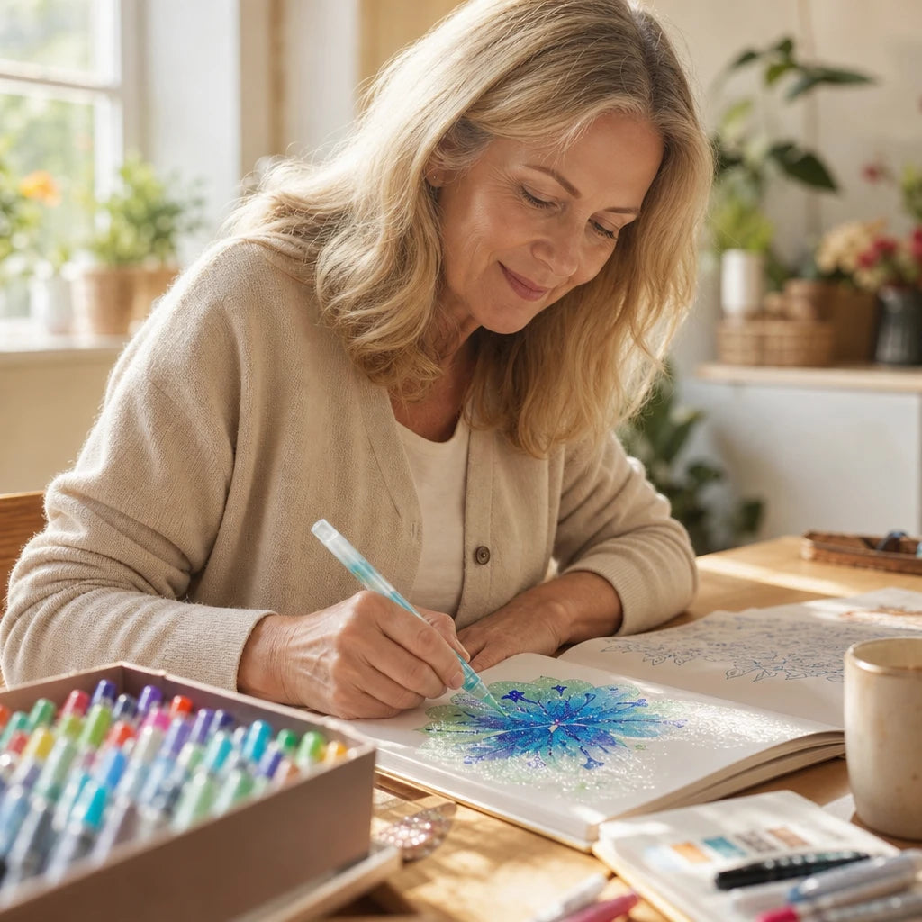 GlimmerDuo – Dual-Tip Glitter Acrylic Paint Markers