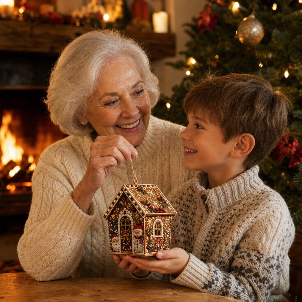 Pearlnoel – 3D Pearl Gingerbread House Craft Kit