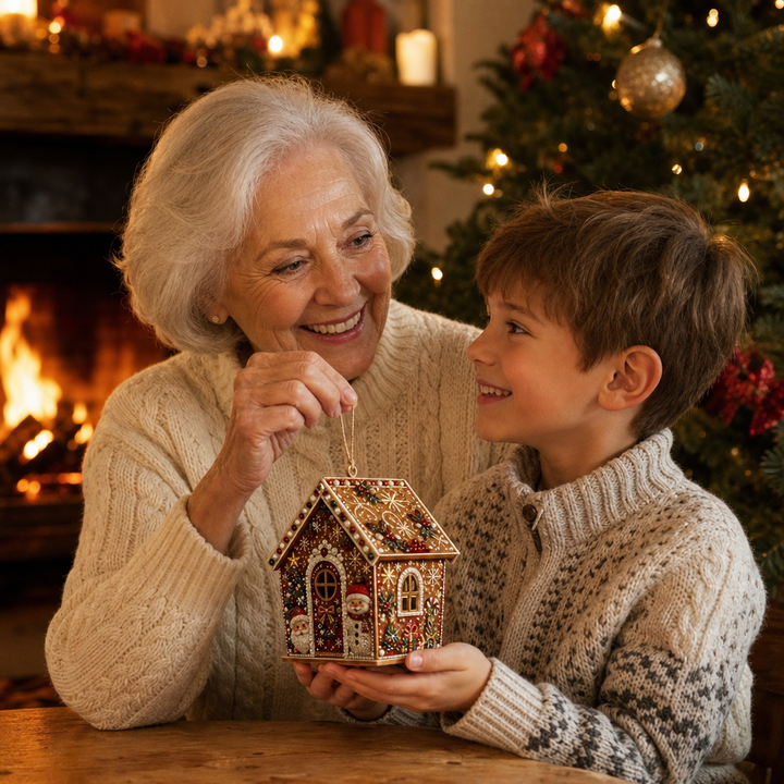 Pearlnoel – 3D Pearl Gingerbread House Craft Kit