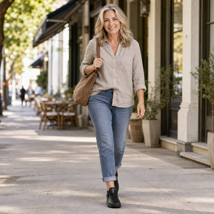 Easestep – Wide Toe Box Slip-On Walking Sneakers