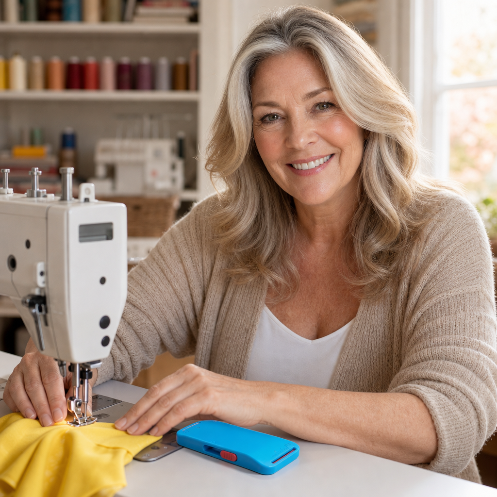 Seamkeep – Retractable Seam Ripper And Guide Ruler