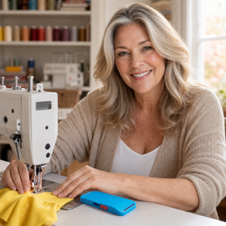 Seamkeep – Retractable Seam Ripper And Guide Ruler