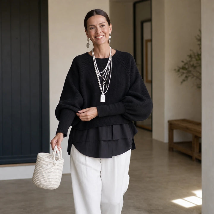 Overa – Layered Oversized Knit Top