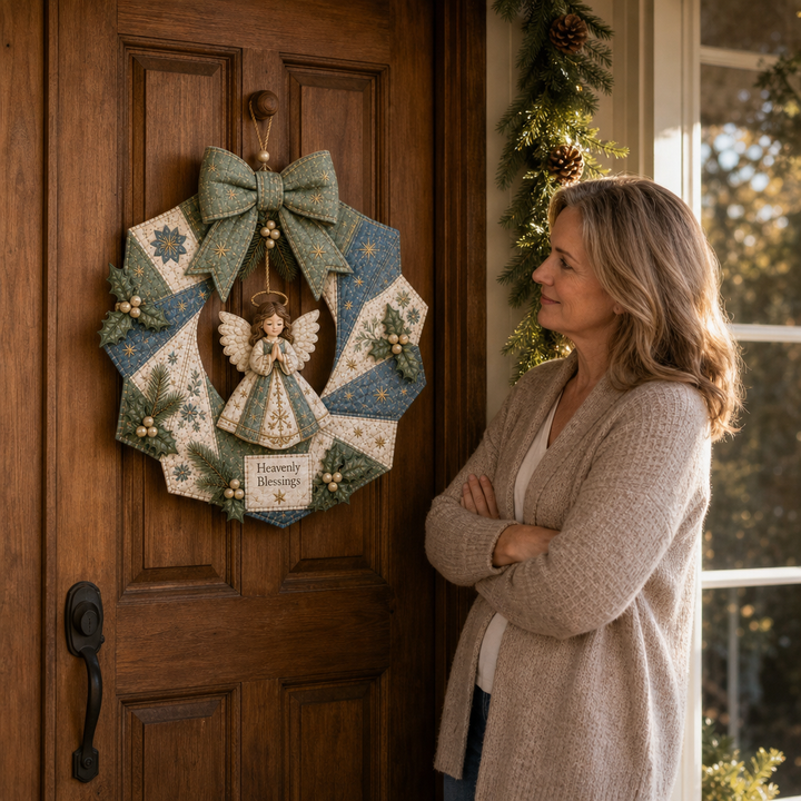 Tuckwreath – No-Sew Quilted Fabric Wreath Kit
