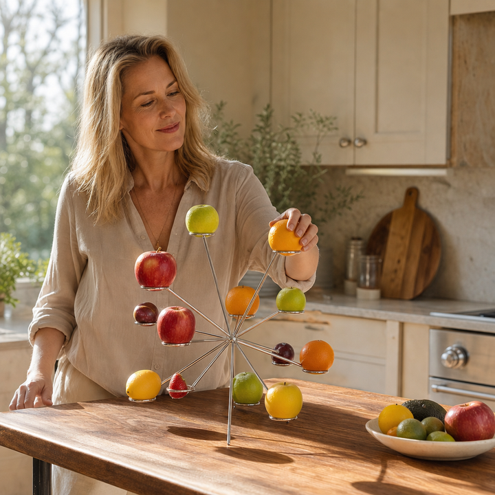 Aerelle – Radial Prong Floating Fruit Display Stand