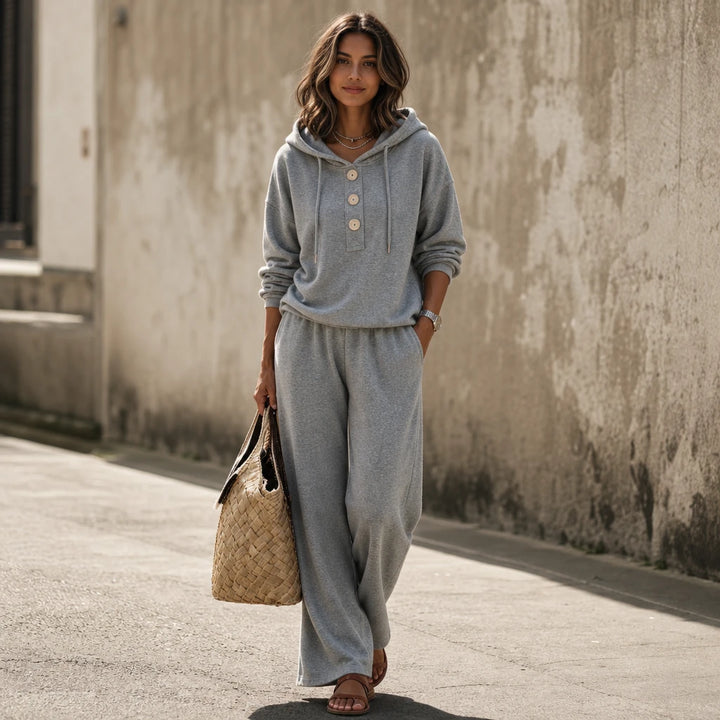 Veluna – Hoodie And Lounge Pants Set
