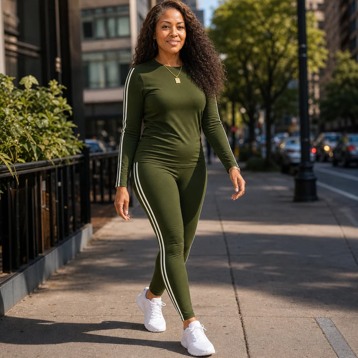 Wearbella – Long Sleeve Two-Piece Tracksuit Set
