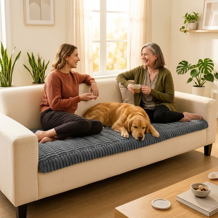 Pawlora™ – Plush Non Slip Couch Protector for Pets