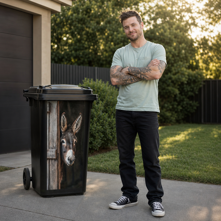 Binbelle – Weatherproof Trash Can Decal