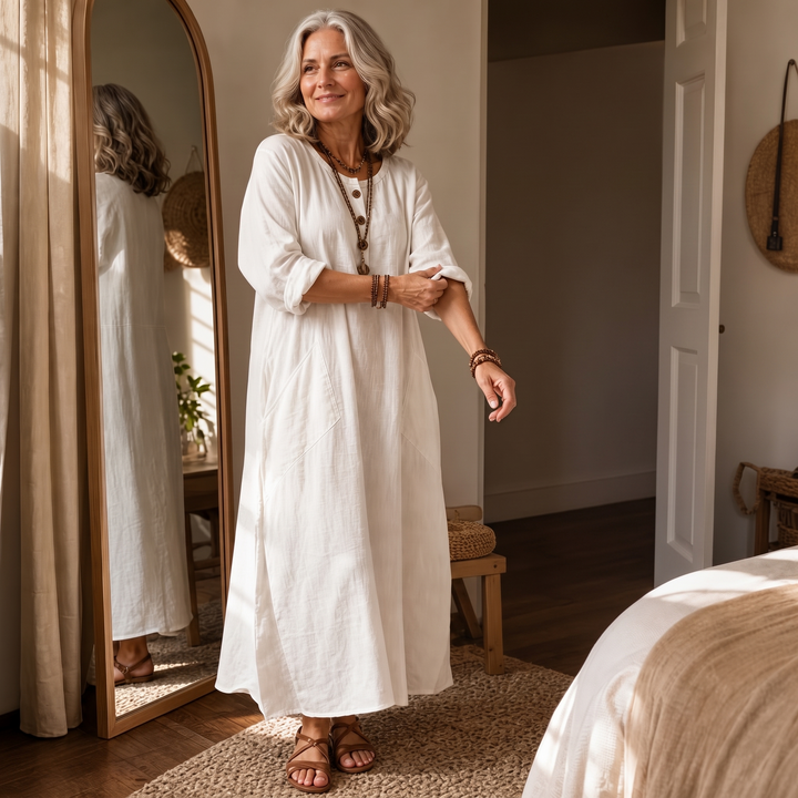 Wearbella – Sleeveless Pocketed Casual Maxi Dress