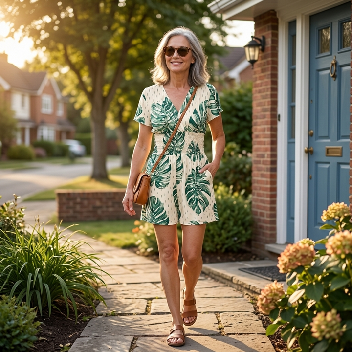 Solena™ – Breezy V Neck Summer Romper
