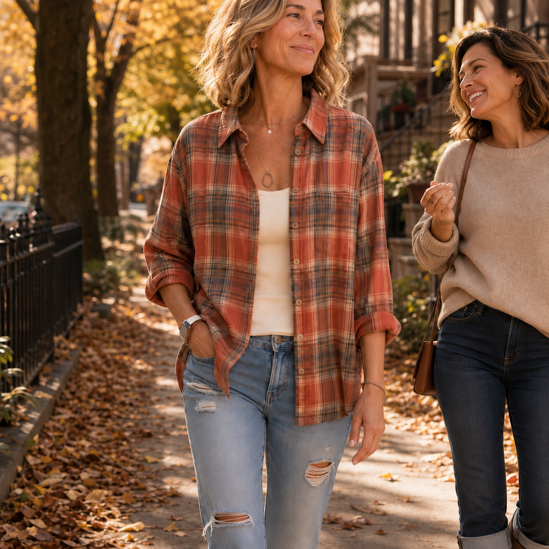 Plaidwell – Plaid Button-Down Shirt