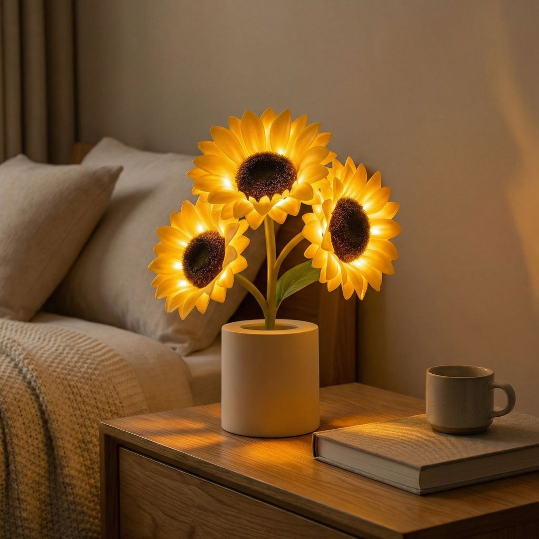Solara – Rechargeable Sunflower Table Lamp