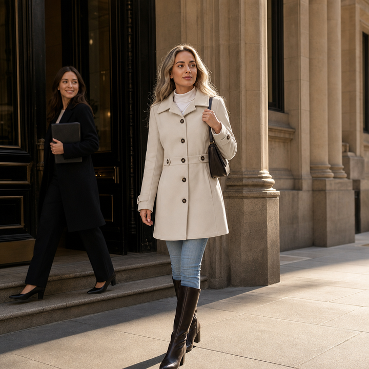 Silhouette – Belted Tailored City Coat