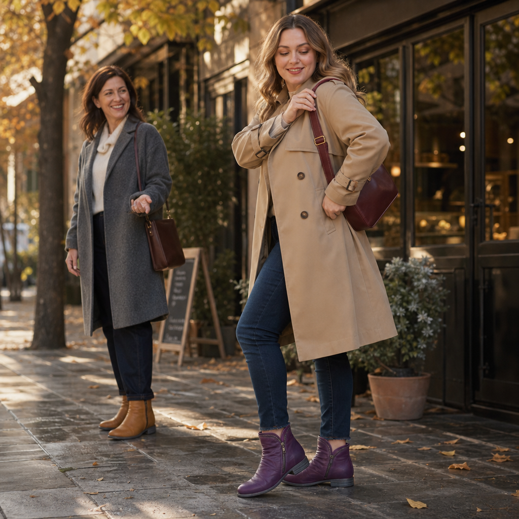 Vela Boots – Side-Zip Slim Ankle Boots