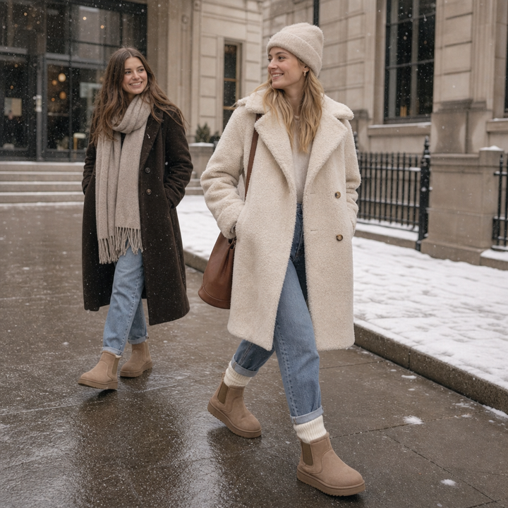 Cozywalk – Fur-Lined Slip-On Winter Boots