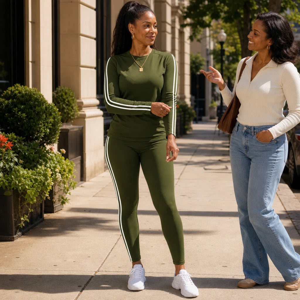 Wearbella – Long Sleeve Two-Piece Tracksuit Set