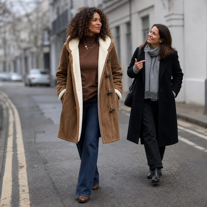 Wintlace – Shearling-Lined Hooded Duffle Coat