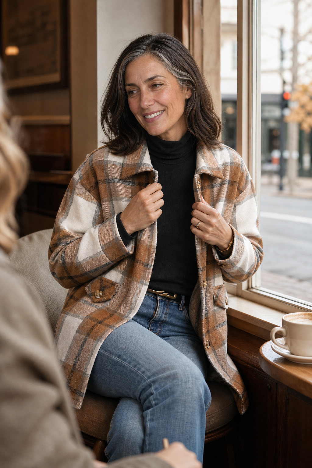 Shackston – Plaid Relaxed-Fit Shirt Jacket