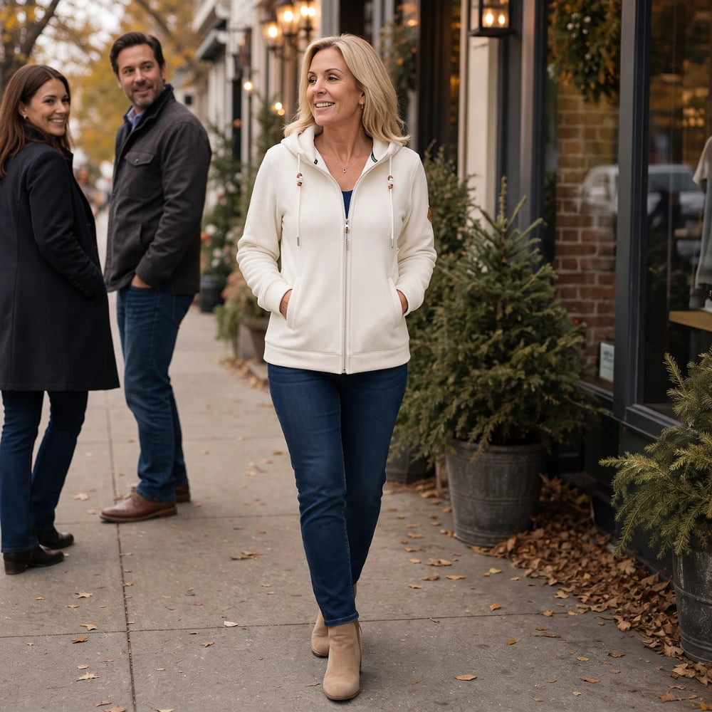 SherpaHaven – Thickened Sherpa-Look Full-Zip Hoodie