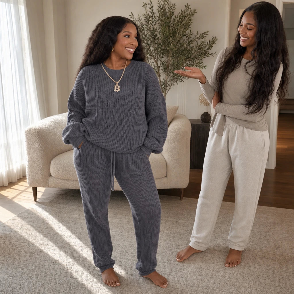 Ribelle – Ribbed Knit Two-Piece Set