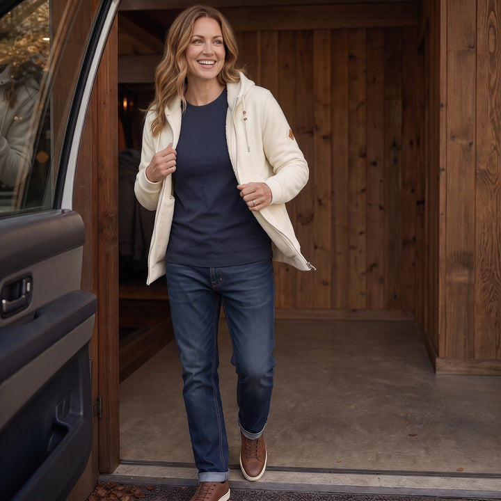 SherpaHaven – Thickened Sherpa-Look Full-Zip Hoodie