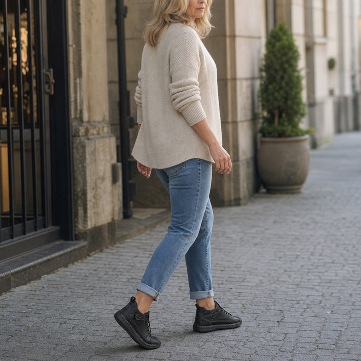 Easestep – Wide Toe Box Slip-On Walking Sneakers