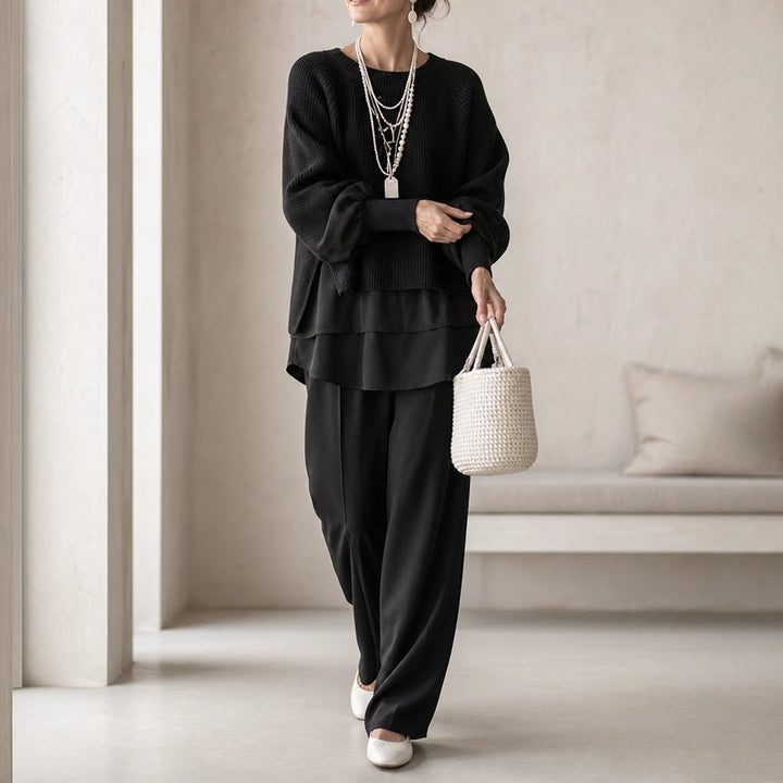 Overa – Layered Oversized Knit Top