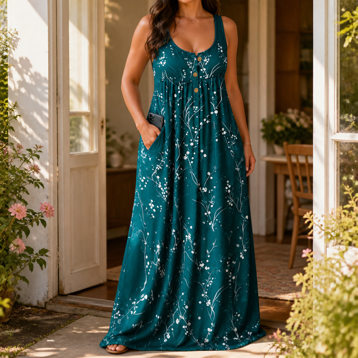 Stillwear – Maxi Dress That Drapes, Never Clings