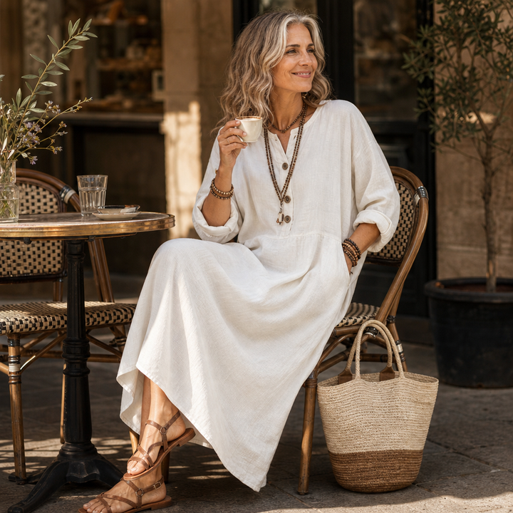 Wearbella – Sleeveless Pocketed Casual Maxi Dress