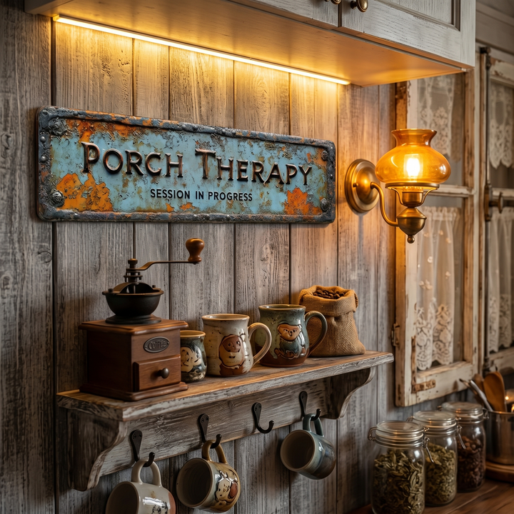 Porchly – Vintage Farmhouse Porch Therapy Plaque