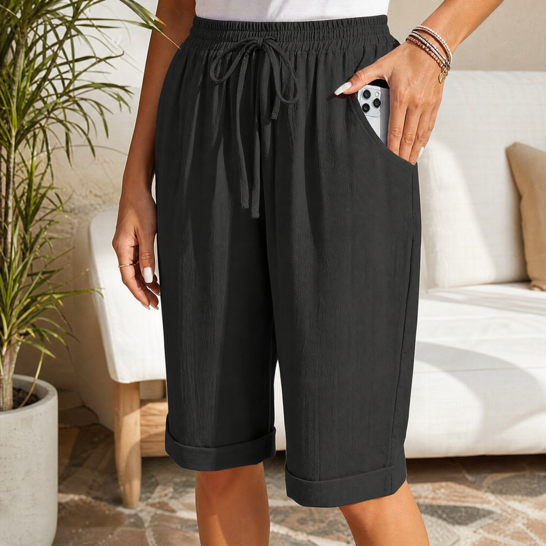 Brisella™ – Breathable Drawstring Capris
