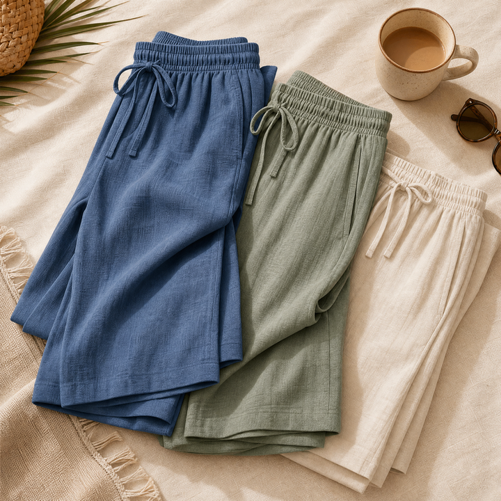 Linavia™ – Breezy Wide-Leg Pants with Pockets