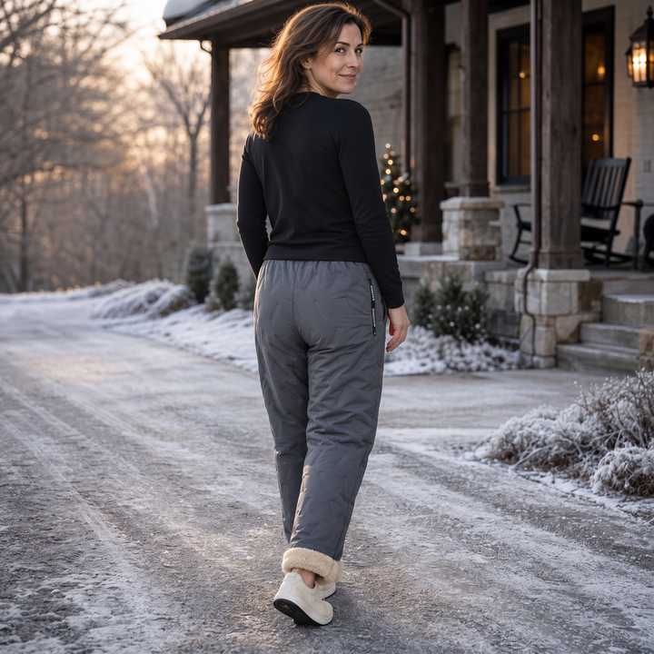 Warmwell – Fleece-Lined Water-Repellent Thermal Pants