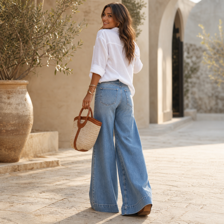 Elongue – High-Rise Extra-Wide-Leg Jeans