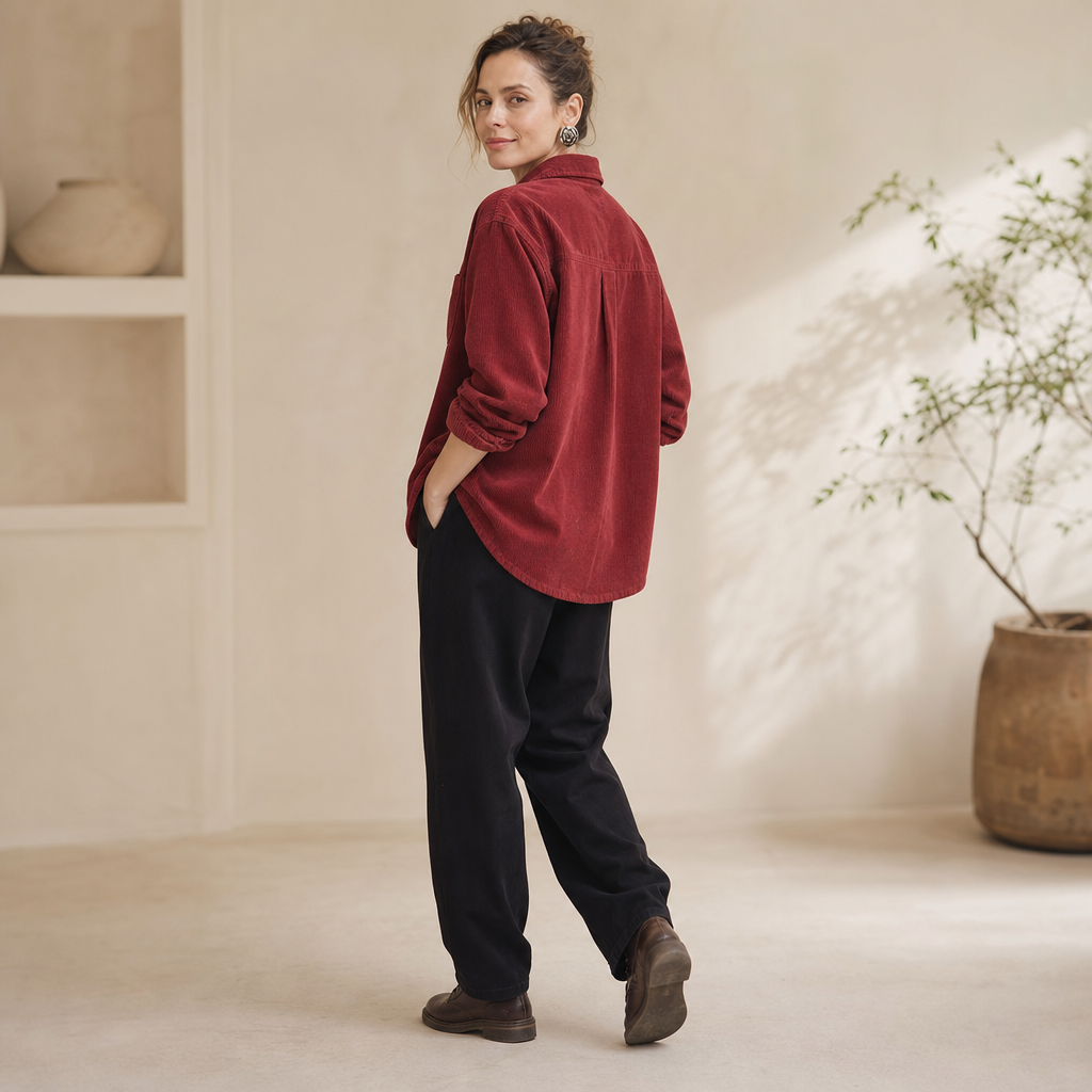 Fieldbourne – Relaxed-Fit Soft Corduroy Button-Up Shirt