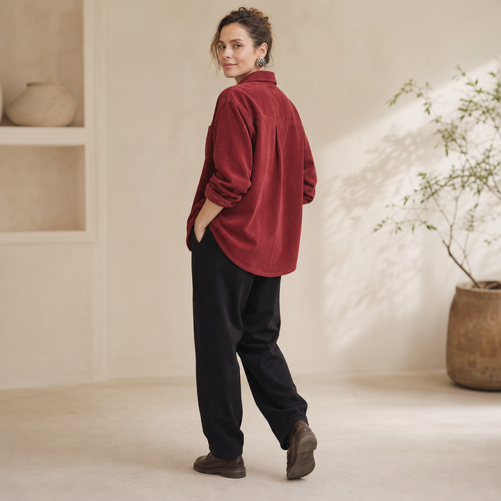 Fieldbourne – Relaxed-Fit Soft Corduroy Button-Up Shirt
