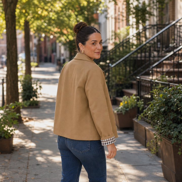 Mayfair – Tartan Raglan Sleeve Casual Coat