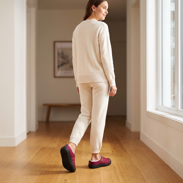 Winterelle – Fleece-Lined Look Winter Slip-On Shoes