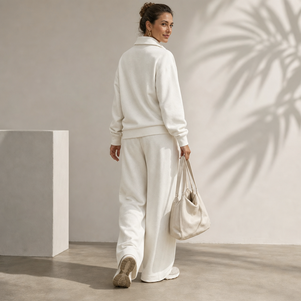 Easolde – Half-Zip Collar Lounge Set