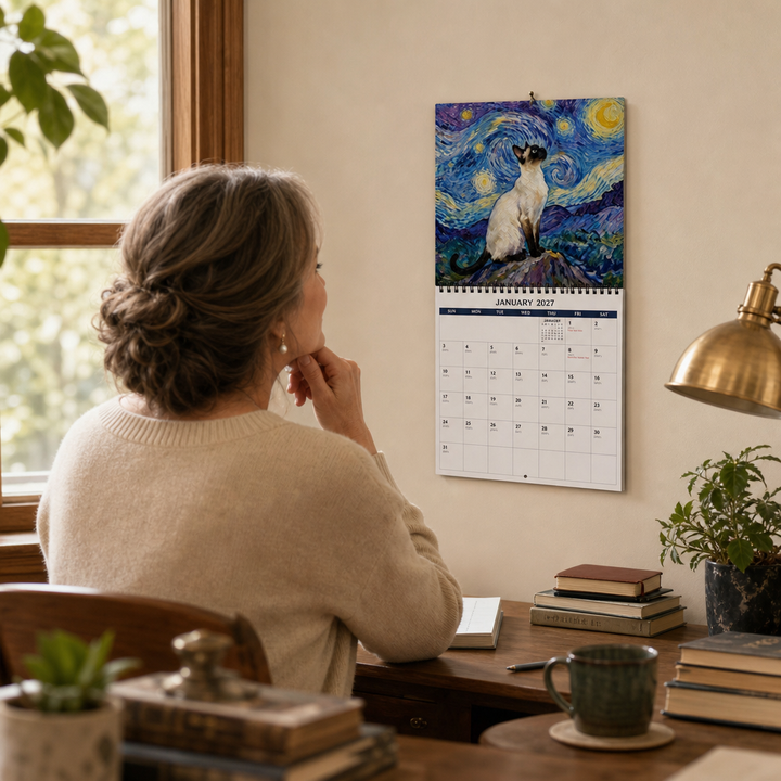 Purrfecto – 2027 Masterpiece Cat Wall Calendar