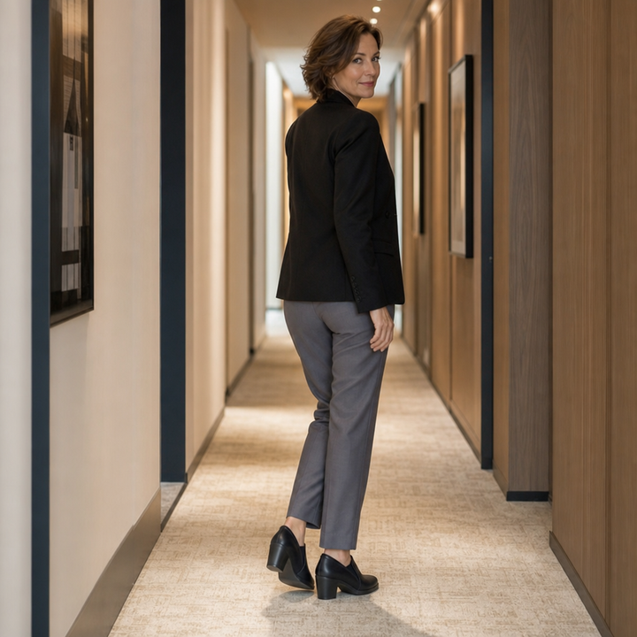 Wearbella – Wide Toe Box Block Heel Pumps