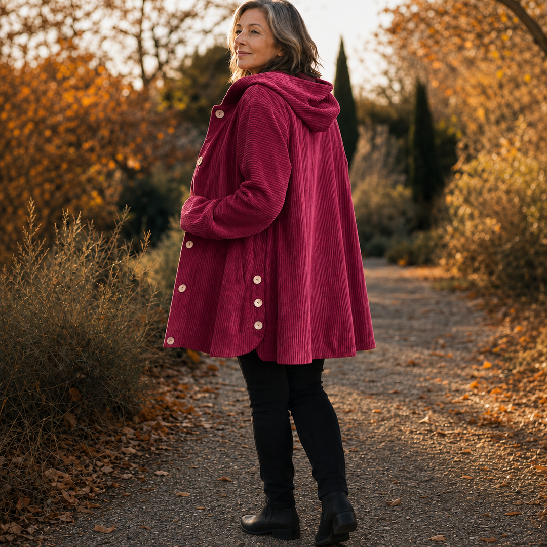Corduvie – Ribbed Corduroy Hooded Overshirt