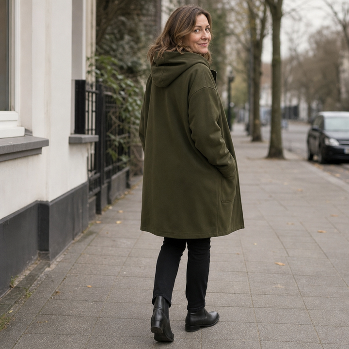 Midella – Hooded Mid-Length Jacket
