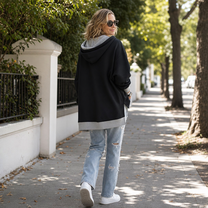 Wearlyn – Color-Block Dolman Hoodie