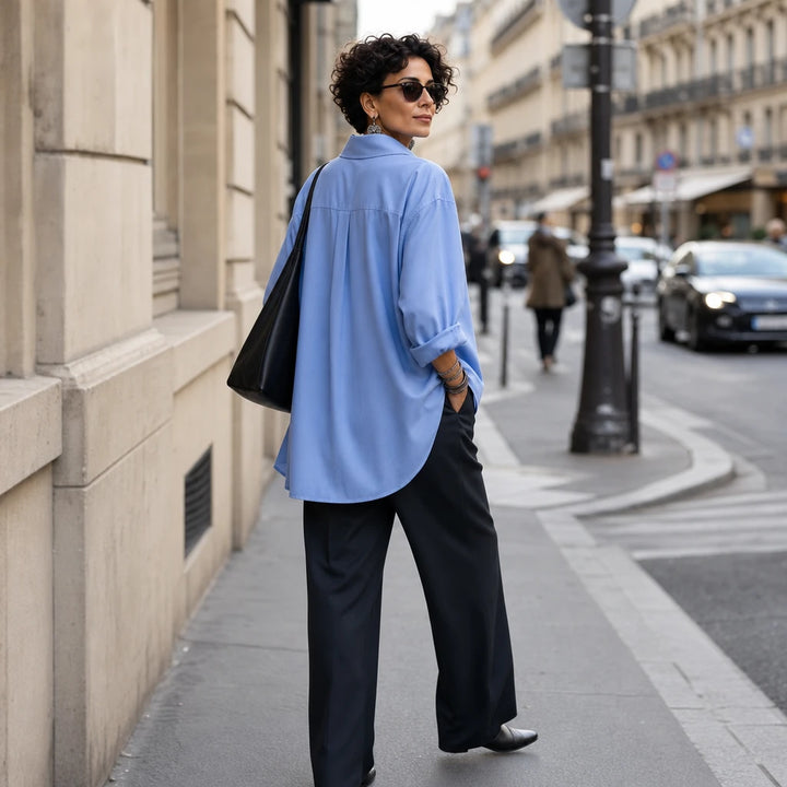 Asymora – Asymmetric Button-Up Shirt