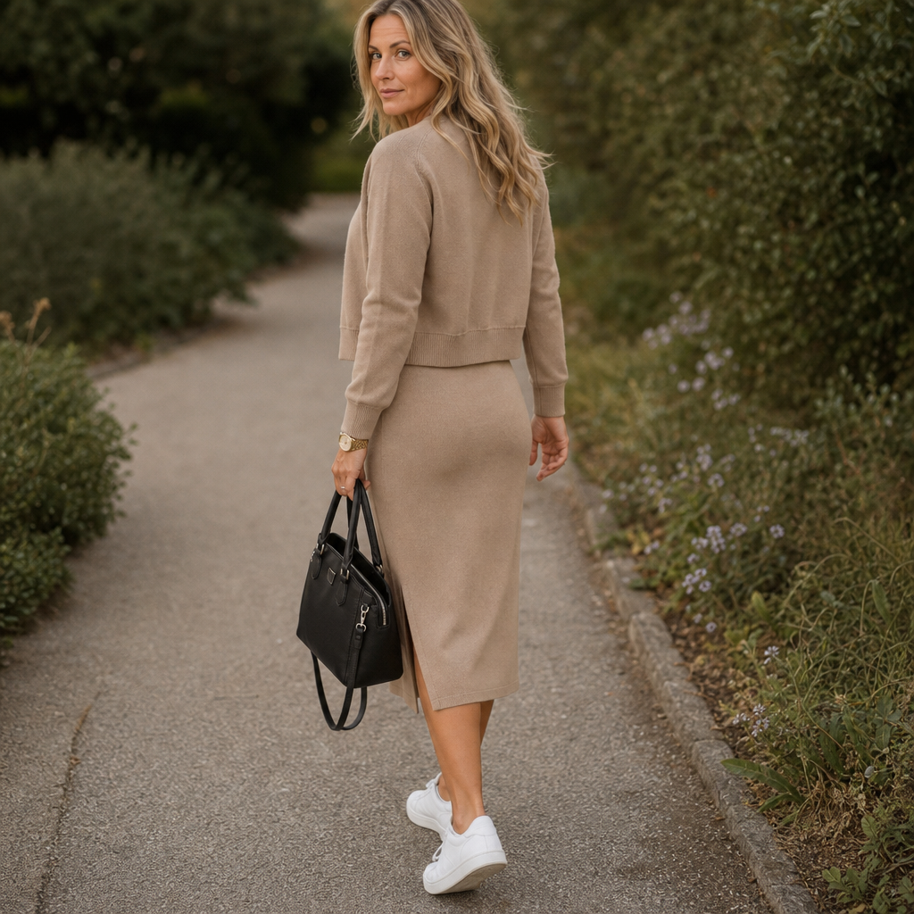 Wearbella – Slip Midi Dress And Cropped Jacket Set
