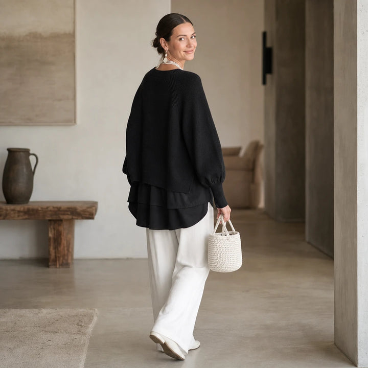 Overa – Layered Oversized Knit Top