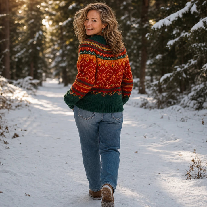 Overa – Colourful Fair Isle Knit Sweater