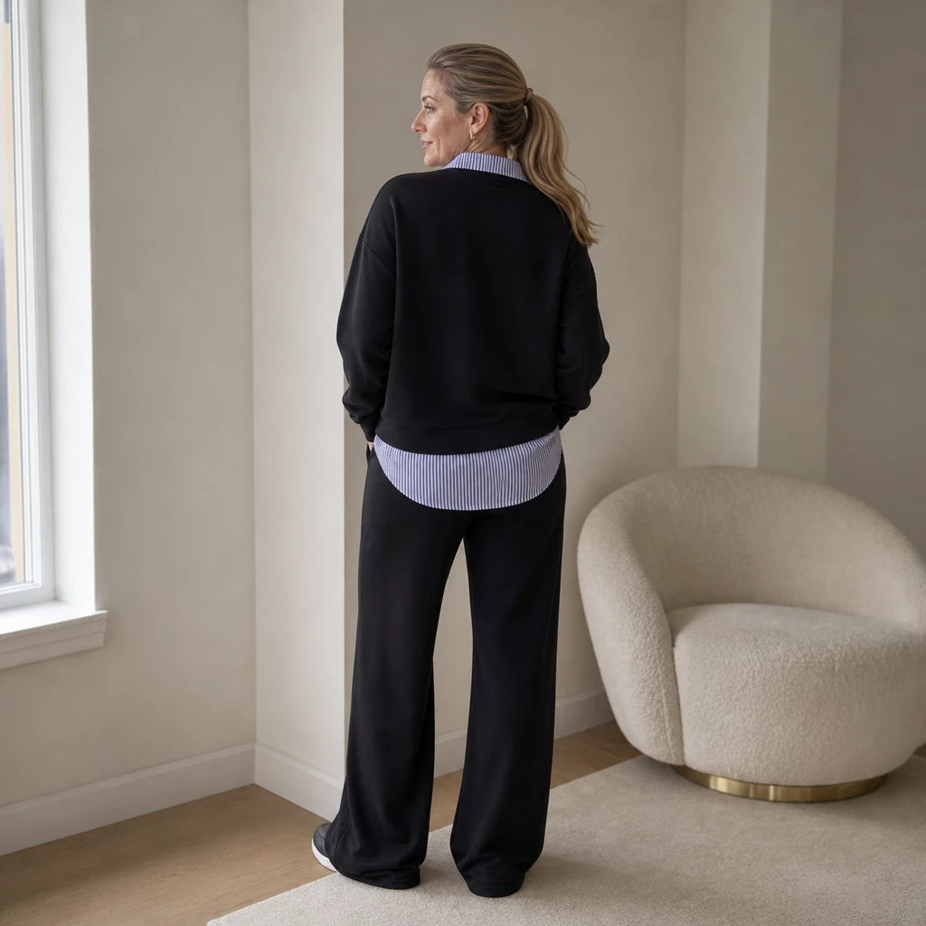 Layerelle – Layered Sweatshirt And Pants Set